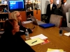Zhenya and Holly in the conference room