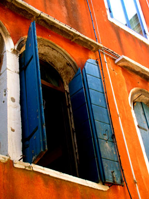 Blue Shutters of Venice