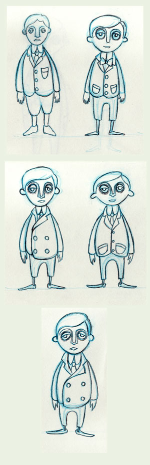 Refined Character Designs for Basil