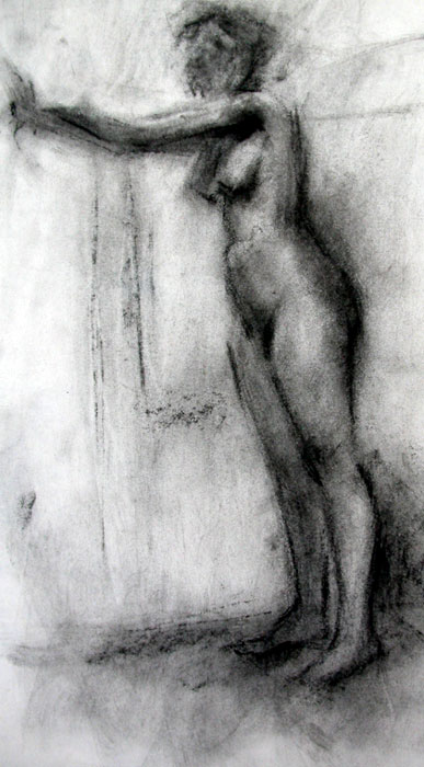 Life Drawing, Leaning