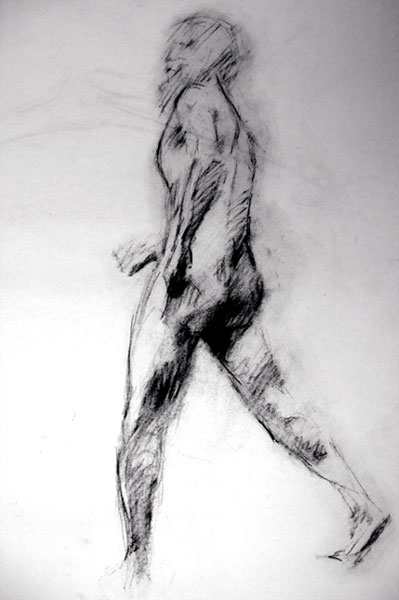 Life Drawing, Walking Man Life Drawing, Walking Man