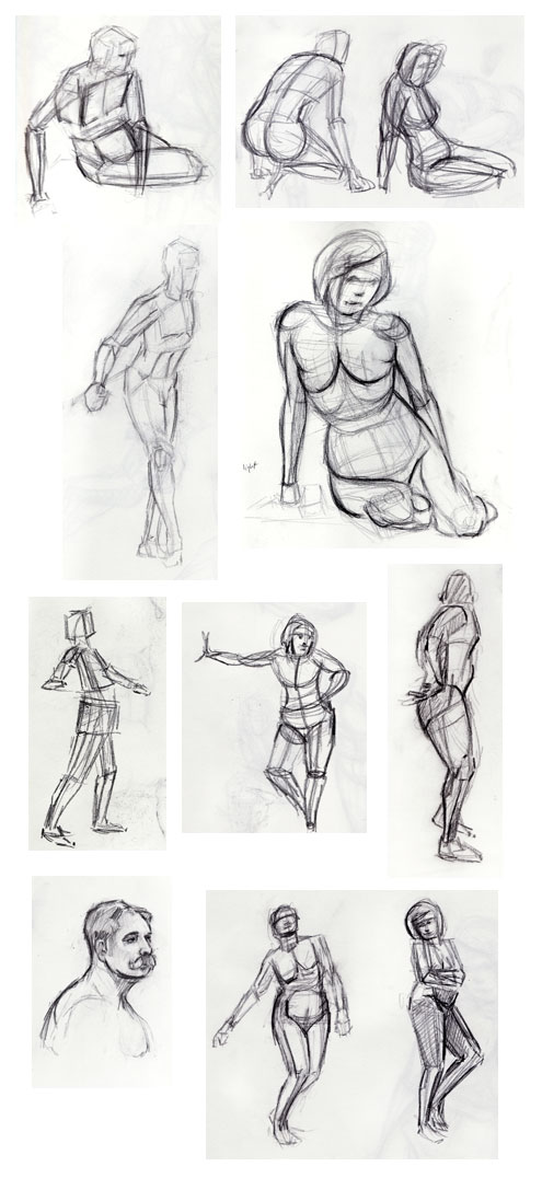 Life Drawing: Gestures â Giles Timms
