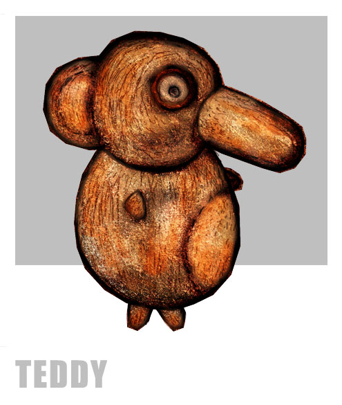 Papoose and Bear - Teddy Character