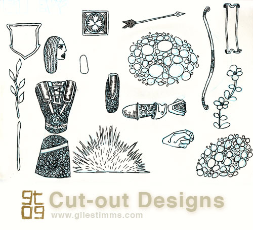 Archer Cut-out Designs, Giles Timms 2009