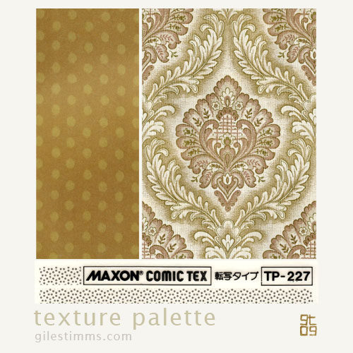 Texture Palette, Giles Timms 2009 Texture Palette, Giles Timms 2009