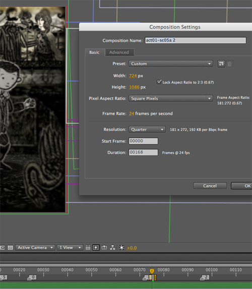 After Effects Composition Settings After Effects Composition Settings