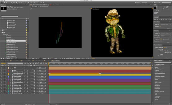 Cooler Opening Title Design, Cutout Animation Character Chaz in After Effects, Giles Timms 2011 Cooler Opening Title Design, Cutout Animation Character Chaz in After Effects, Giles Timms 2011