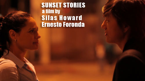 Still image the film 'Sunset Stories,' depicting Monique Curnen and Sung Kang 2012