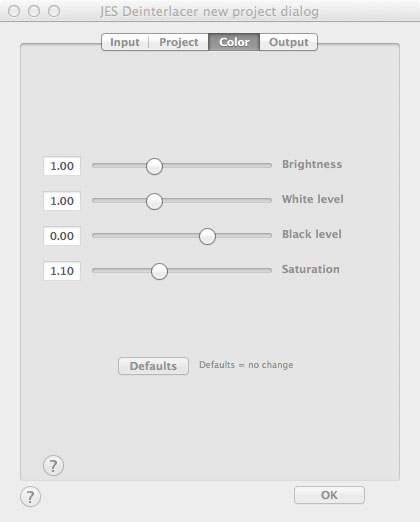 Color Settings