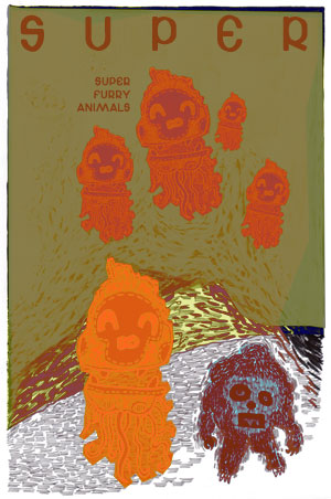 Super Furry Animals' Poster