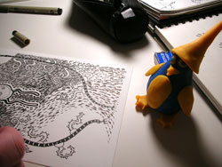 Inking and Play-Doh Penguin Inking and Play-Doh Penguin
