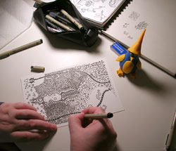 Inking and Play-Doh Penguin Inking and Play-Doh Penguin