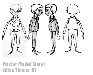 Model Sheet for Baxter