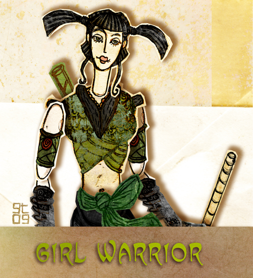 GIRL WARRIOR, Giles Timms 2009